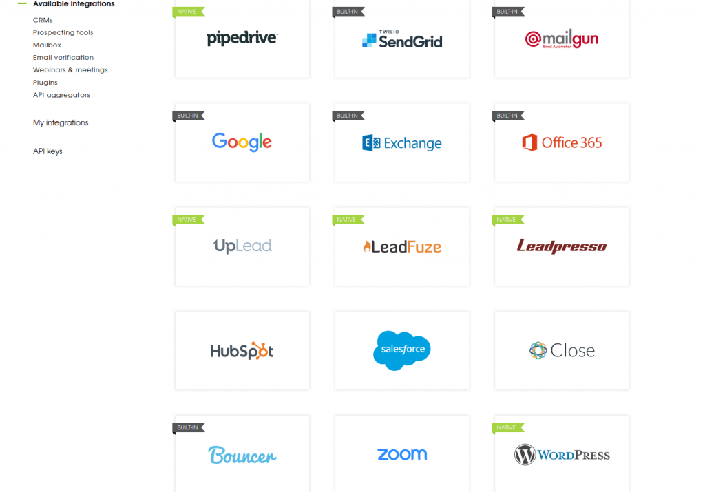 Woodpecker-Integrations